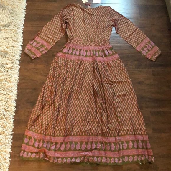 Raga | Avah Geometric Print Split Front Maxi Dress - Picture 4 of 6